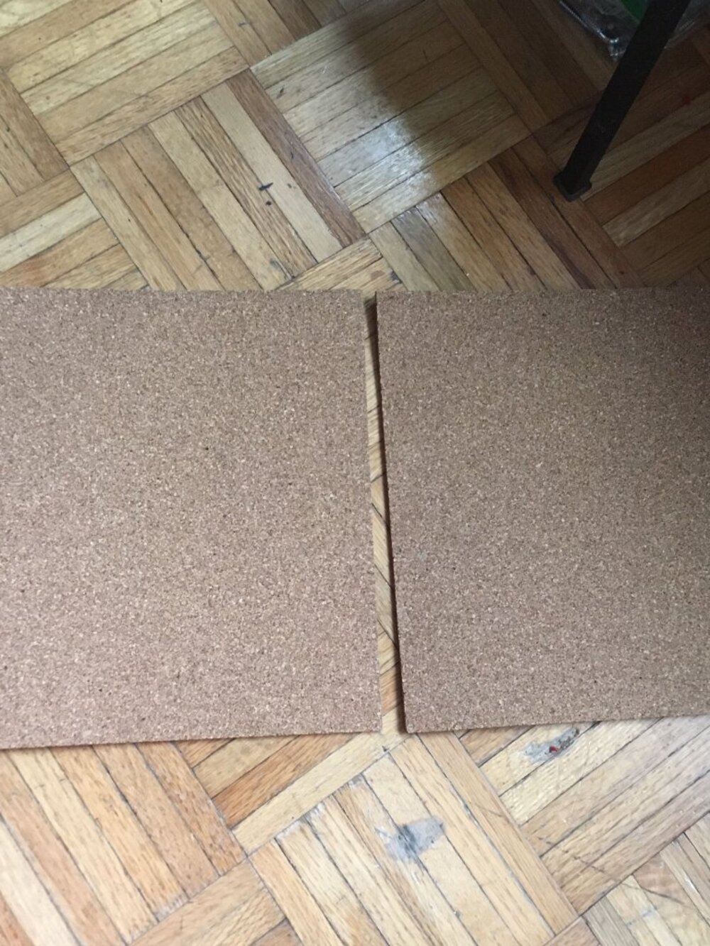 2 - 1 Foot Square Cork Tiles